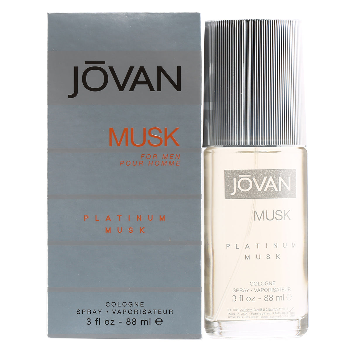 JOVAN MUSK PLATINUM 3.0OZ COL. SPY